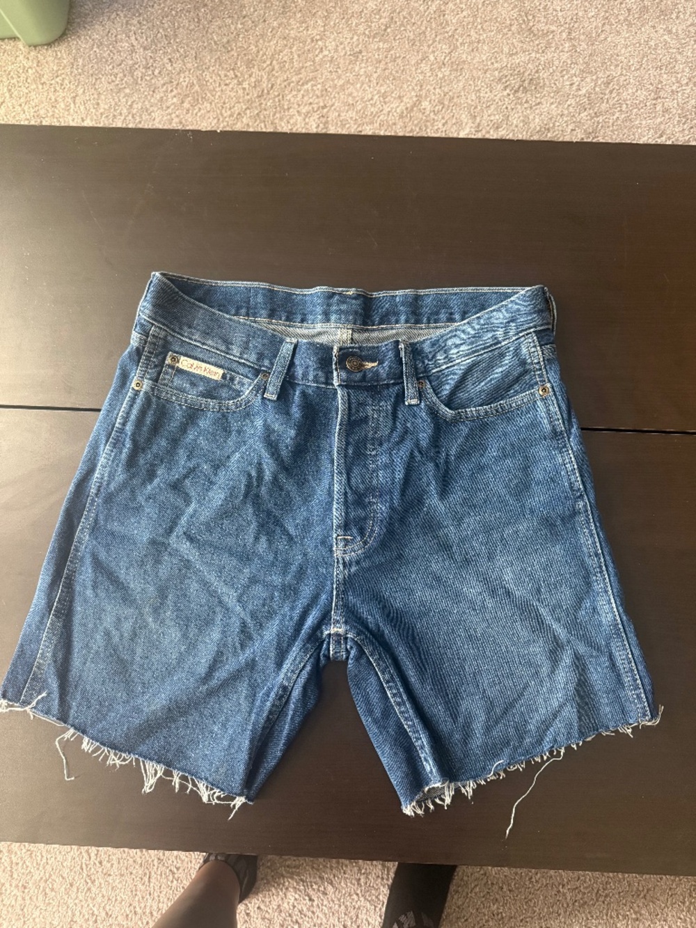Calvin Klein Men's Blue and Navy Shorts